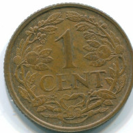 1 CENT 1968 ANTILLES NÉERLANDAISES Bronze Fish Colonial Pièce #S10795.F.A - Netherlands Antilles