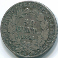 50 CENTIMES 1895 FRANKREICH FRANCE Französisch Münze SILBER VF+ #FR1189.16.D.A - 50 Centimes
