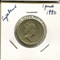 POUND 1990 UK GBAN BRETAÑA GREAT BRITAIN Moneda #AN555.E.A - 1 Pond