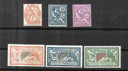 PORT - SAID    1927 - 28 CAT YT N°  80 à 85 Série Complète ** MNH - Unused Stamps