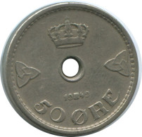 50 ORE 1949NORUEGA NORWAY Moneda #AE766.16.E.A - Noorwegen