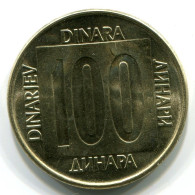 100 DINARA 1989 YUGOSLAVIA UNC Moneda #W11262.E.A - Yougoslavie