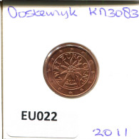 2 EURO CENTS 2011 AUSTRIA Coin #EU022.U.A - Autriche