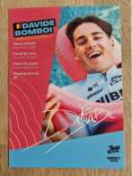 Card Davide Bomboi - Team Tour De Tietema-Unibet - 2024 - Cycling - Cyclisme - Ciclismo - Wielrennen - Cyclisme
