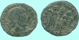 CONSTANTINUS TWO SOLDIERS GLORIA EXERCITVS 1.1g/16mm #ANC13092.17.D.A - The Christian Empire (307 AD Tot 363 AD)