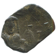 BYZANTINISCHE Münze  EMPIRE Antike Authentisch Münze 0.8g/15mm #AG749.4.D.A - Bizantinas
