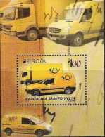 Macedonia 2013 Europa CEPT Postal Transport Cars Minibus Truck Block MNH - 2013