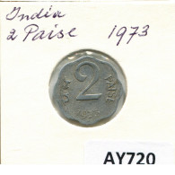 2 PAISE 1973 INDIA Coin #AY720.U.A - India