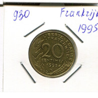 20 CENTIMES 1995 FRANKREICH FRANCE Französisch Münze #AN198.D.A - 20 Centimes