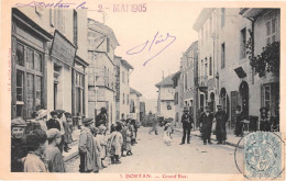 DORTAN (Ain) - Grand'Rue - Cachet Noël Romand - Voyagé 1905 (2 Scans) - Non Classés