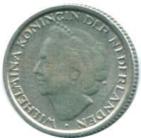 1/10 GULDEN 1948 CURACAO NÉERLANDAIS NETHERLANDS ARGENT Colonial Pièce #NL11883.3.F.A - Curacao