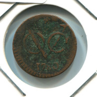 1780 WEST FRIESLAND VOC DUIT NIEDERLANDE OSTINDIEN #VOC2005.10.D.A - Niederländisch-Indien