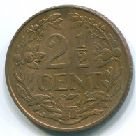 2 1/2 CENT 1965 CURACAO NEERLANDÉS NETHERLANDS Bronze Colonial Moneda #S10216.E.A - Curaçao
