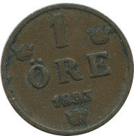 1 ORE 1893 SWEDEN Coin #AD425.2.U.A - Sweden