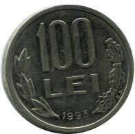 100 LEU 1993 ROMÁN OMANIA Moneda #AR144.E.A - Romania