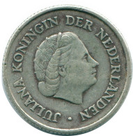1/4 GULDEN 1963 NIEDERLÄNDISCHE ANTILLEN SILBER Koloniale Münze #NL11261.4.D.A - Niederländische Antillen