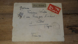 Enveloppe Indochine, Avion Saigon   1936   ......... Boite1 ...... 240424-45 - Cartas & Documentos