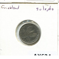 50 LEPTA 1971 GRIECHENLAND GREECE Münze #AX624.D.A - Grecia