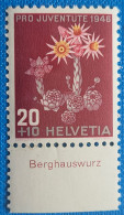 1946 Zu J 119 PRO JUVENTUTE Avec TABS En Allemand ** / MNH - Unused Stamps