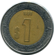 1 PESO 1998 MEXICO Moneda #AH508.5.E.A - Mexico