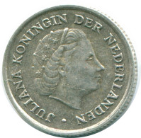 1/10 GULDEN 1957 NIEDERLÄNDISCHE ANTILLEN SILBER Koloniale Münze #NL12140.3.D.A - Niederländische Antillen