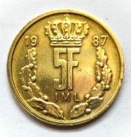 Luxembourg - 5 Francs 1987 - Luxembourg