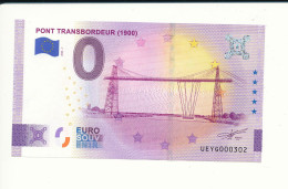 Billet Touristique 0 Euro - PONT TRANSBORDEUR (1900) - UEYG - 2023-1  N° 302 - Other & Unclassified