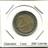 2 EURO 2009 GRÈCE GREECE Pièce BIMETALLIC #AS457.F.A - Griekenland