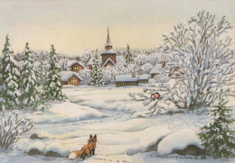 Happy New Year Christmas Vintage Postcard CPSM #PAW528.A - Nouvel An