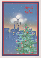 Bonne Année Noël Vintage Carte Postale CPSM #PAW421.A - Nouvel An