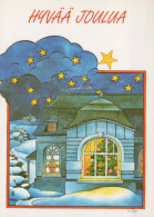 Bonne Année Noël Vintage Carte Postale CPSM #PAV220.A - Nouvel An