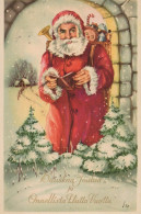 BABBO NATALE Natale Vintage Cartolina CPSMPF #PAJ480.A - Santa Claus