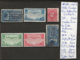 TIMBRES DES ETATS-UNIS NEUF**MNH 1885-1935 Nr VOIR SUR PAPIER AVEC TIMBRES COTE 173.00 € - Nuevos