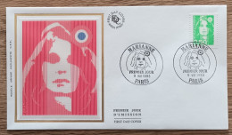 FDC 1993 - YT N°2821 - MARIANNE DU BICENTENAIRE - PARIS - 1990-1999