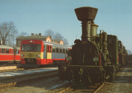 ZUG Schienenverkehr Eisenbahnen Vintage Ansichtskarte Postkarte CPSM #PAA889.A - Treinen