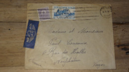 Enveloppe Tunisie, Avion, Tunis 1938   ......... Boite1 ...... 240424-51 - Covers & Documents