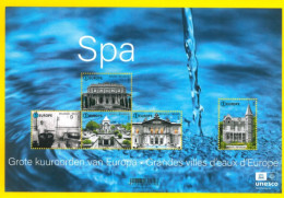 BELGIUM 2023 Great Spa Towns Of Europe - Spa - Miniature Sheet - 2021-…