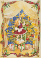 Happy New Year Christmas Children Vintage Postcard CPSM #PAS844.A - Neujahr