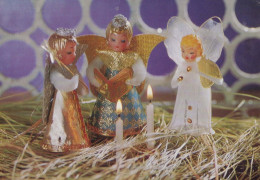 ANGEL Happy New Year Christmas Vintage Postcard CPSM #PAS734.A - Engel