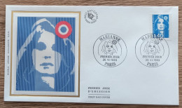 FDC 1993 - YT N°2822 - MARIANNE DU BICENTENAIRE - PARIS - 1990-1999