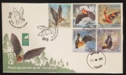 FDC Viet Nam Vietnam Cover With Imperf Stamps & Cancellations Of Hanoi, Ho Chi Minh Ciy And Tapai 2023 : BAT - Vietnam