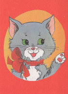 KATZE MIEZEKATZE Tier Vintage Ansichtskarte Postkarte CPSM Unposted #PAM335.A - Cats