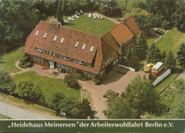 D-38536 Meinersen - Erholungsheim Der Arbeiterwohlfahrt - Heidehaus "Meinersen" - Luftbild - Cars - VW Käfer - VW Bus - Gifhorn