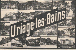 DE 14 -(38) URIAGE LES BAINS  -  CARTE MULTIVUES   - 2 SCANS - Uriage