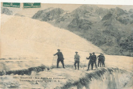 38 // DAUPHINE   Nos Alpins En Manœuvres - Traversée Du Glacier Blanc  E.R. 1339 / CHASSEURS ALPINS / MILITARIA - Andere & Zonder Classificatie