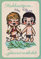 ENFANTS HUMOUR Vintage Carte Postale CPSM #PBV411.A - Humorous Cards