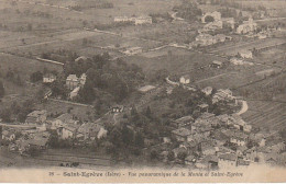 DE 16 -(38) SAINT EGREVE -  VUE PANORAMIQUE DE LA MONTA ET SAINT EGREVE  -  2 SCANS - Autres & Non Classés