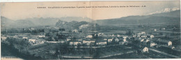 DE 16 -(38) VARCES - VUE GENERALE ET PANORAMIQUE DU MASSIF DE LA CHARTREUSE ET LA CHAINE DE BELLEDONNE - 2 SCANS - Andere & Zonder Classificatie