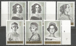 Belgique - Reines Des Belges - Louise-Marie, Marie-Henriette, Elisabeth, Astrid, Fabiola - N°1233 à 1238 ** - Nuevos