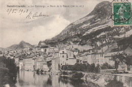 DE 17 -(39 ) SAINT CLAUDE  - LES FAUBOURGS  -  BORDS DE LA BIENNE   - 2 SCANS - Saint Claude